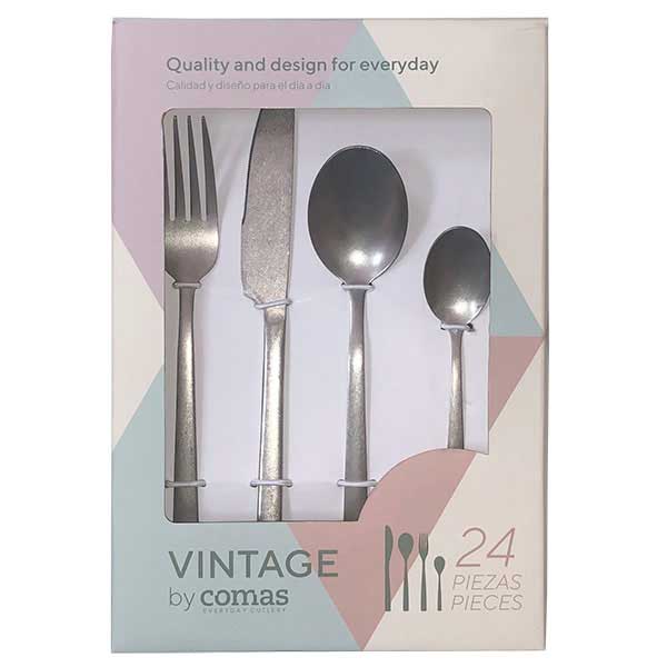 BCN Silver - Case Vintagе Комплект 24 части 